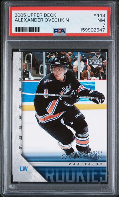 2005-06 Upper Deck #443 Alexander Ovechkin PSA 7 (Rookie)