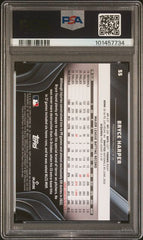 2023 Topps Chrome Black Orange Refractor #55 Bryce Harper #17/25 PSA 9 | Eastridge Sports Cards