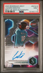 2023 Bowman's Best Best of '23 Autographs #B23LM Lazaro Montes PSA 9 | Eastridge Sports Cards