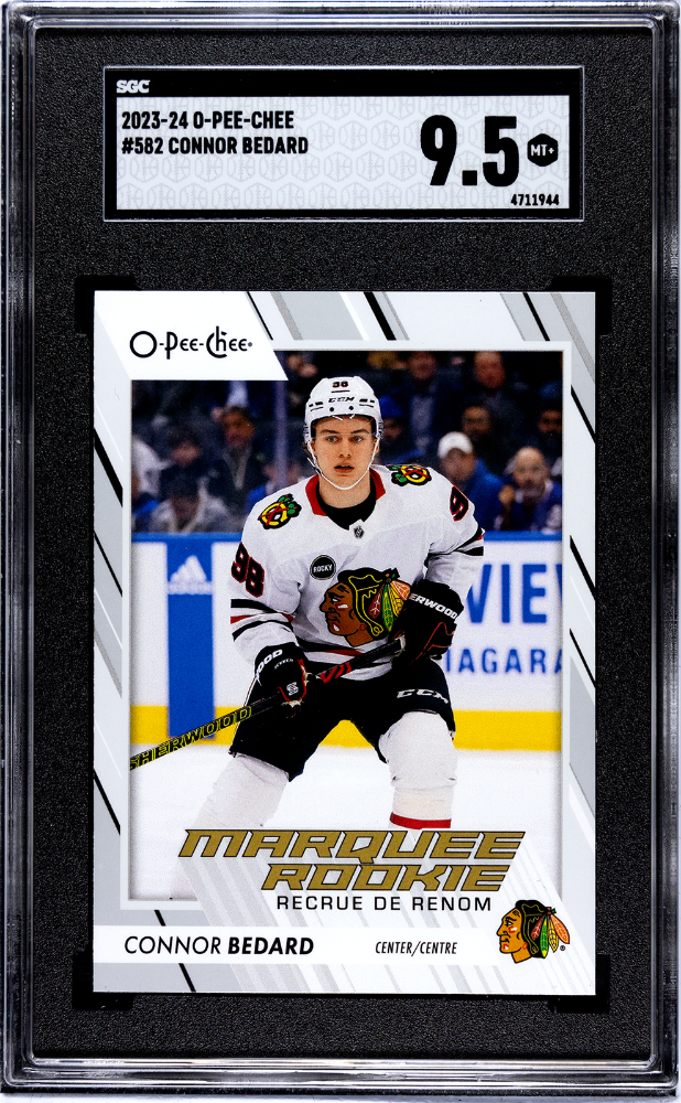 2023-24 O-Pee-Chee #582 Connor Bedard SGC 9.5 (Rookie)