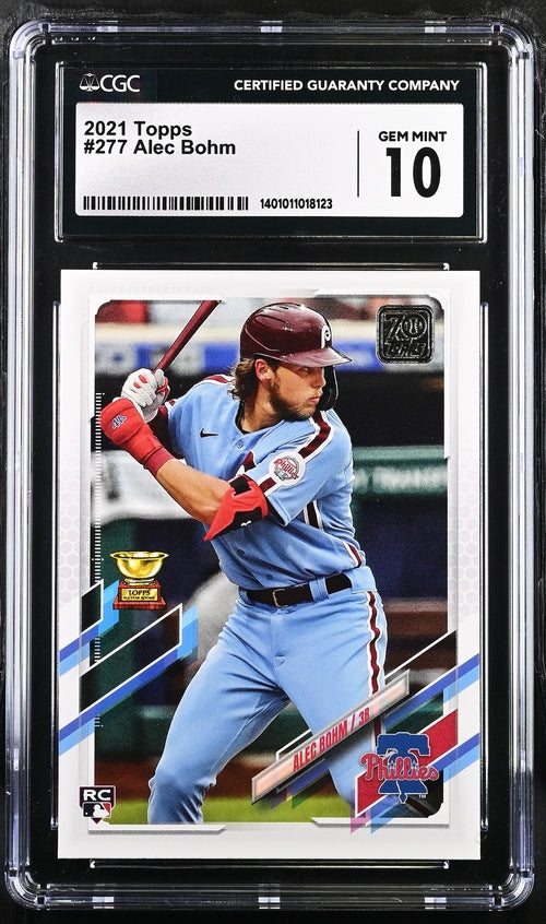 2021 Topps #277 Alec Bohm CGC 10 (Rookie)