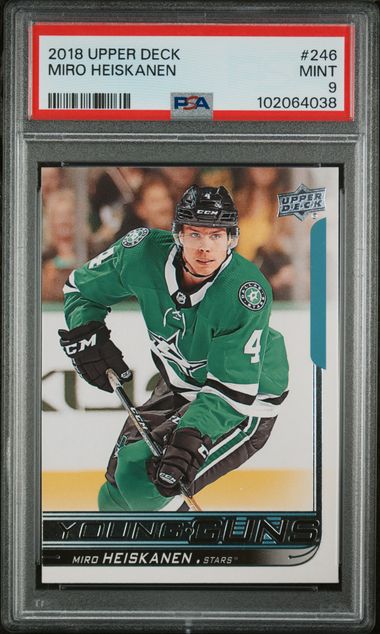 2018-19 Upper Deck #246 Miro Heiskanen PSA 9 (Rookie)