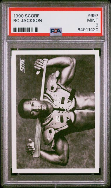 1990 Score #697 Bo Jackson PSA 9