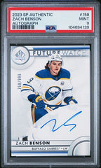 2023-24 SP Authentic #158 Zach Benson #768/999 PSA 9 (Rookie) | Eastridge Sports Cards