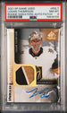 2021-22 SP Game Used Rookie Sweaters Auto Patch #RSLT Logan Thompson #37/79 PSA 8 (Rookie)