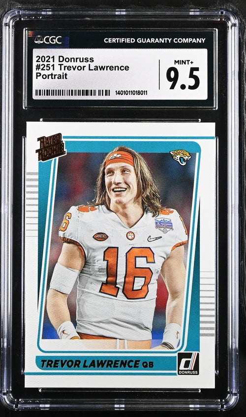 2021 Donruss Portrait  #251 Trevor Lawrence CGC 9.5 (Rookie)