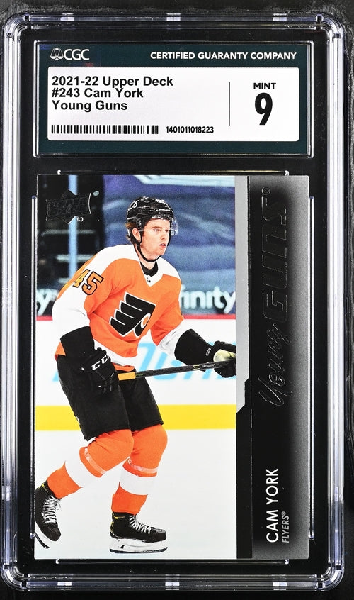 2021-22 Upper Deck #243 Cam York CGC 9 (Rookie)