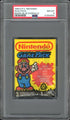 1989 O-Pee-Chee Nintendo Wax Pack Mario- Blue Overalls PSA 8