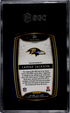 2020 Panini Select Maroon Die-Cut Prizm #203 Lamar Jackson SGC 10