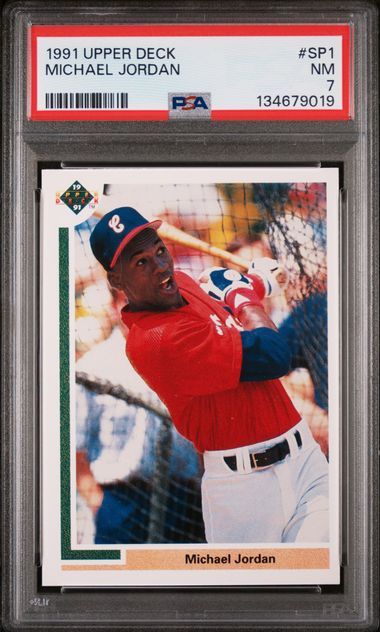 1991 Upper Deck #SP1 Michael Jordan PSA 7