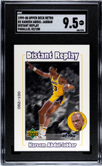 1999-00 Upper Deck Retro Distant Replay Parallel #D2 Kareem Abdul-Jabbar #082/100 SGC 9.5 | Eastridge Sports Cards