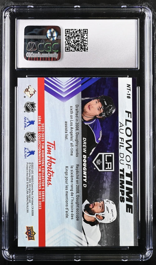 2022-23 Upper Deck Tim Hortons Flow of Time #NT-16 Drew Doughty CGC 9.5