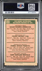 1975 O-Pee-Chee #622 Ed Armbrister/ Fred Lynn/ Tom Poquette/ Terry Whitfield PSA 6 (Rookie) | Eastridge Sports Cards