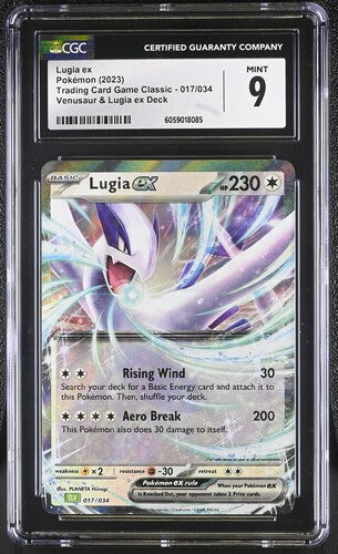 2023 Pokemon Classic Collection #017 Lugia ex CGC 9