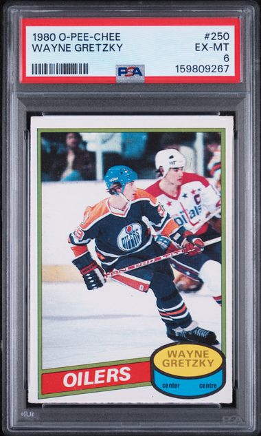 1980-81 O-Pee-Chee #250 Wayne Gretzky PSA 6