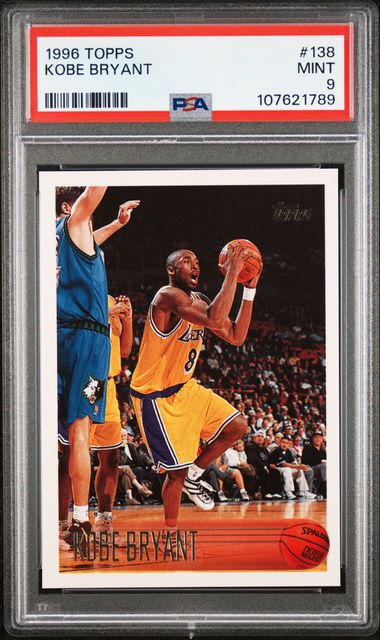 1996-97 Topps #138 Kobe Bryant PSA 9 (Rookie)
