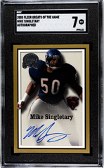 2000 Greats of the Game Autographs Mike Singletary SGC 7 | Eastridge Sports Cards