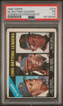 1966 Topps NL Batting Leaders #215 Bob Clemente/Hank Aaron/Willie Mays PSA 1.5