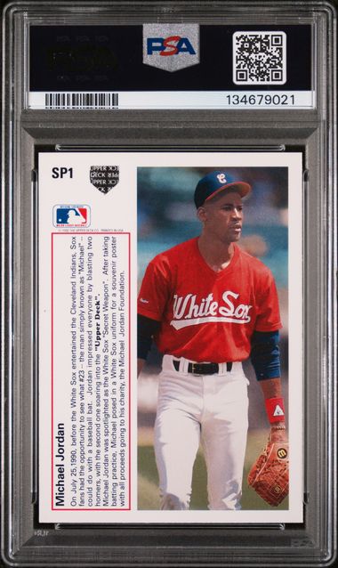 1991 Upper Deck #SP1 Michael Jordan PSA 7