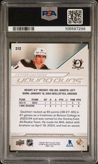 2024-25 Upper Deck #212 Cutter Gauthier PSA 9 (Rookie) | Eastridge Sports Cards