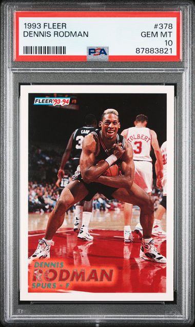 1993-94 Fleer #378 Dennis Rodman PSA 10