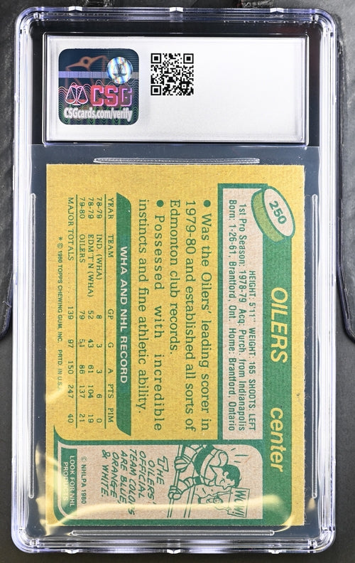 1980-81 O-Pee-Chee #250 Wayne Gretzky CGC 5