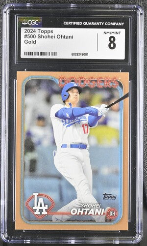 2024 Topps Gold #500 Shohei Ohtani #0932/2024 CGC 8