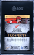 2021-22 Skybox Metal Universe Premium Prospects Sapphire #PP-7 Joe Veleno SGC 10 (Rookie)