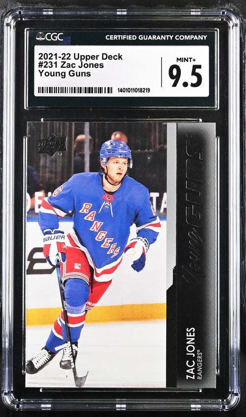 2021-22 Upper Deck #231 Zac Jones CGC 9.5 (Rookie)