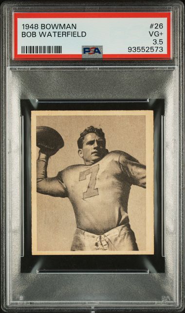 1948 Bowman #26 Bob Waterfield PSA 3.5 (Rookie)