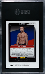 2021 Panini Chronicles Prizm UFC National Pride Signatures Red #NPPTY Petr Yan SGC 9.5 (Auto 10) | Eastridge Sports Cards