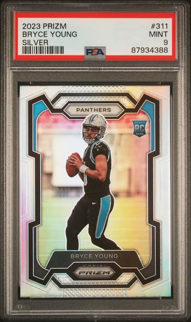 2023 Panini Prizm Silver Prizm #311 Bryce Young PSA 9 (Rookie)