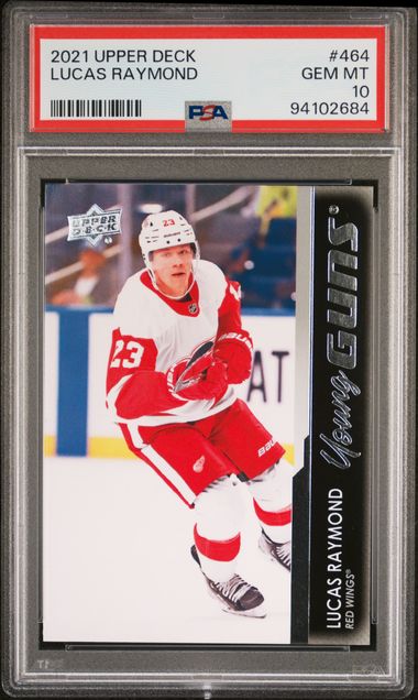 2021-22 Upper Deck #464 Lucas Raymond PSA 10 (Rookie)