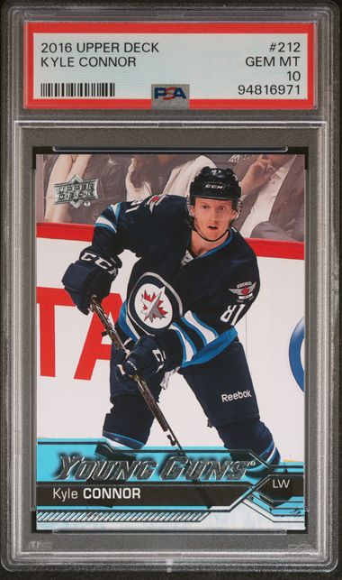 2016-17 Upper Deck #212 Kyle Connor PSA 10 (Rookie) | Eastridge Sports Cards