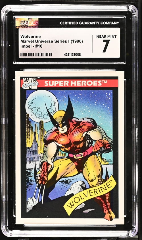 1990 Impel Marvel Universe Series 1 #10 Wolverine CGC 7
