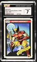 1990 Impel Marvel Universe Series 1 #10 Wolverine CGC 7