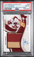 2023 Panini Immaculate Collegiate Premium Patch Rookie Auto Ruby #ZAF Zay Flowers #16/65 PSA 8