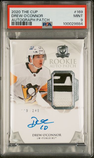 2020-21 Upper Deck The Cup #169 Drew O'Connor #119/249 PSA 9 (Rookie)