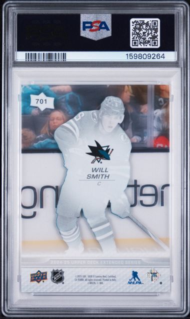 2024-25 Upper Deck Clear Cut #701 Will Smith PSA 9 (Rookie)