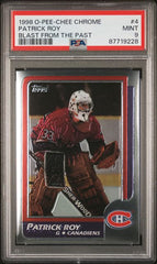 1998-99 O-Pee-Chee Chrome Blast From the Past #4 Patrick Roy PSA 9 | Eastridge Sports Cards