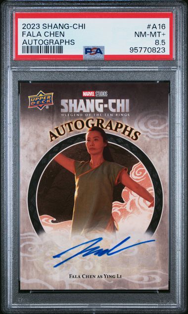 2023 Upper Deck Shang-Chi and the Legend of the Ten Rings Autographs #A16 Fala Chen as Ying Li PSA 8.5 | Eastridge Sports Cards