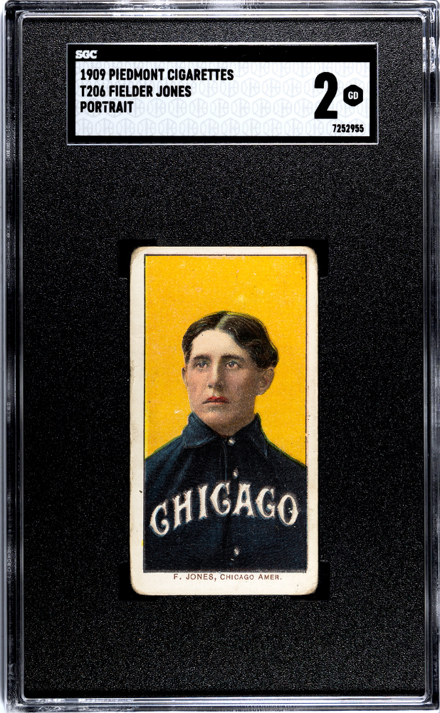 1909 T206 Piedmont Fielder Jones Portrait SGC 2 | Eastridge Sports Cards
