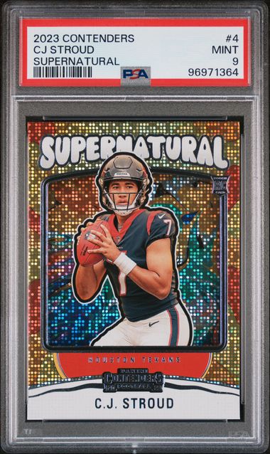 2023 Panini Contenders Supernatural  #4 CJ Stroud PSA 9 (Rookie)