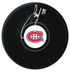 Sam Montembeault Autographed Montreal Canadiens Puck (COJO Sports)