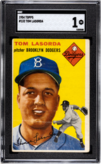 1954 Topps #132 Tommy Lasorda SGC 1 (Rookie) | Eastridge Sports Cards