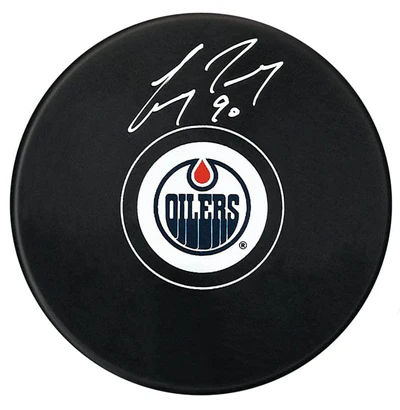 Corey Perry Autographed Edmonton Oilers Puck (COJO Sports)