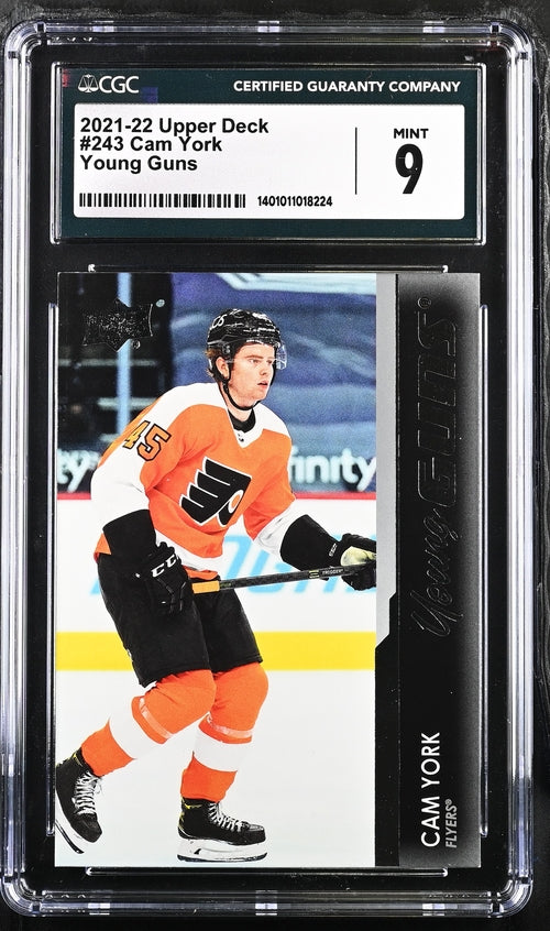 2021-22 Upper Deck #243 Cam York CGC 9 (Rookie)