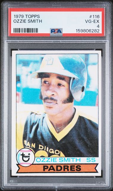 1979 Topps #116 Ozzie Smith PSA 4 (Rookie)