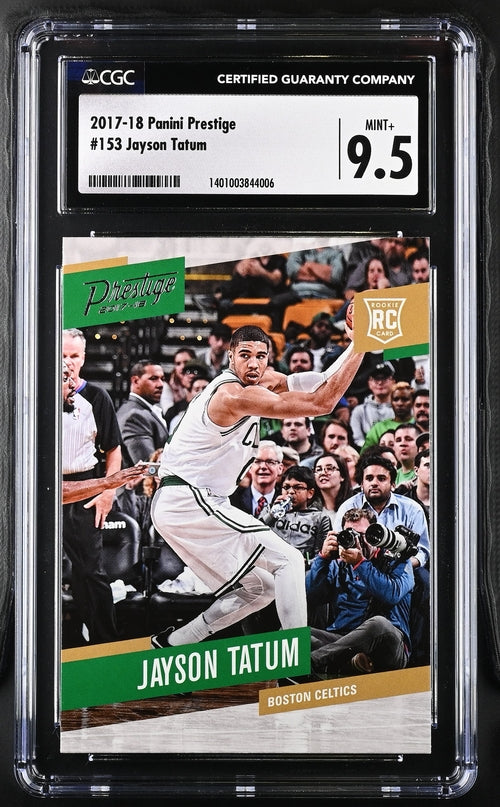 2017-18 Panini Prestige #153 Jayson Tatum CGC 9.5 (Rookie)