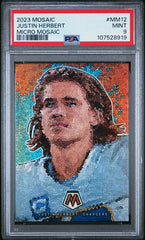 2023 Panini Mosaic Micro Mosaic #MM12 Justin Herbert PSA 9 | Eastridge Sports Cards